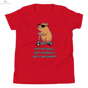Youth Smart GOAT Hamster T-shirt SOONABOOSH