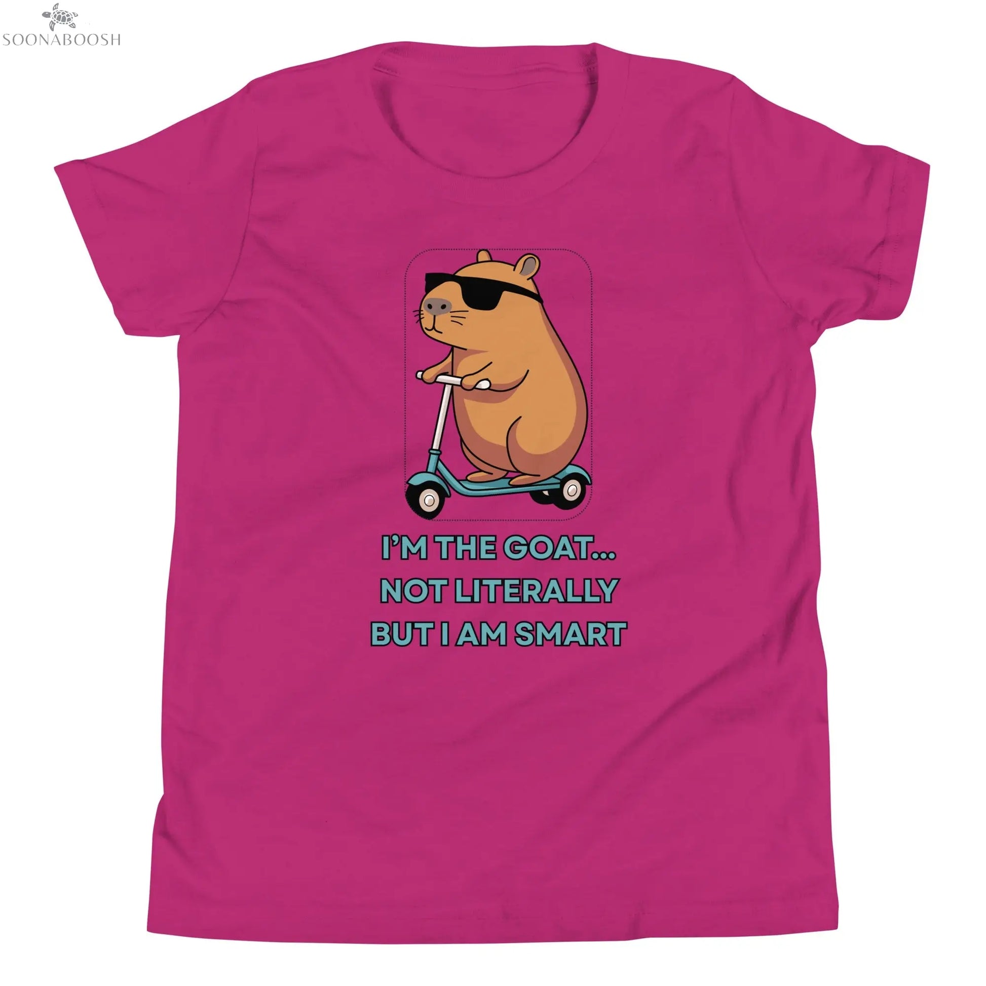 Youth Smart GOAT Hamster T-shirt SOONABOOSH